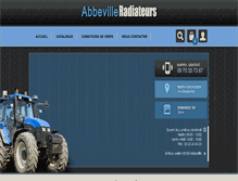 Tablet Screenshot of abbeville-radiateurs.com